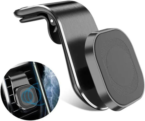 Magnetic Car Phone Holder Mount 360° Rotating Dashboard Air Vent Clip