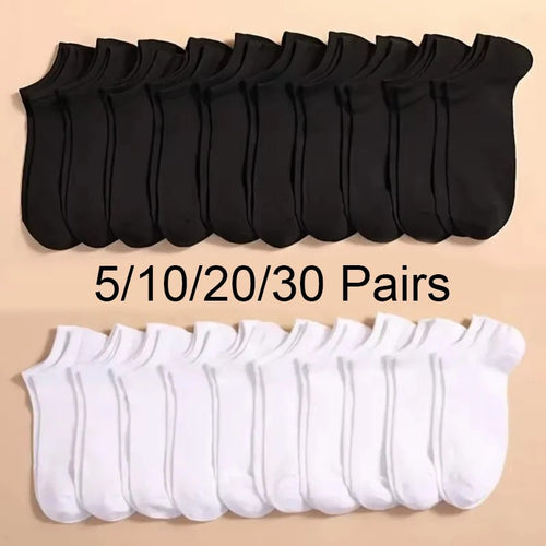 Mens Womens Trainer Liner Ankle Socks Invisible Cotton Low Cut Sports Socks lot