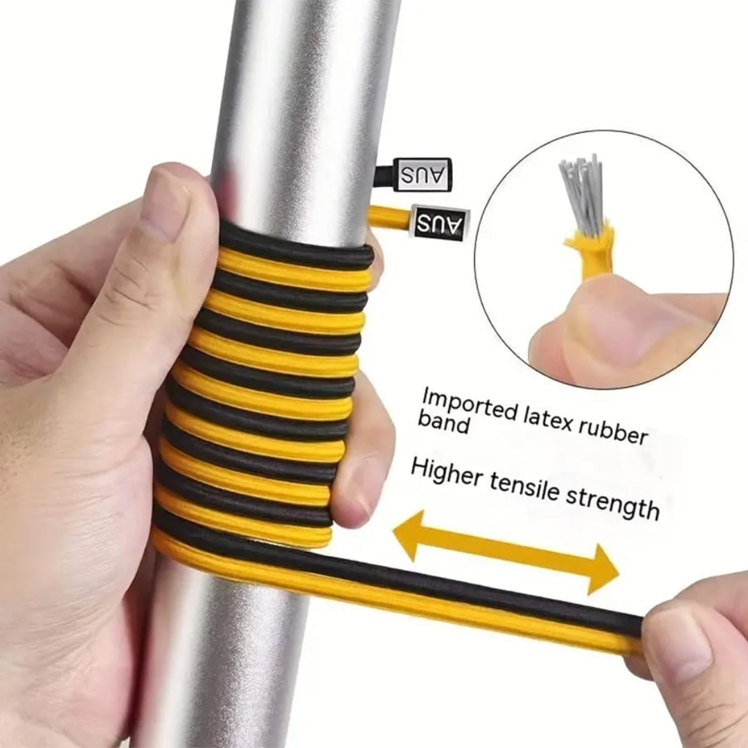 1PAIR Elastic Shoe Laces No Tie Silicone Rubber Shoelaces Trainers Shoes Adults