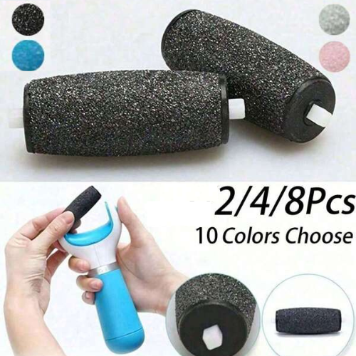 2-8x Hard Skin Remover Coarse Replacement Rollers Heads for Scholl Velvet Smooth