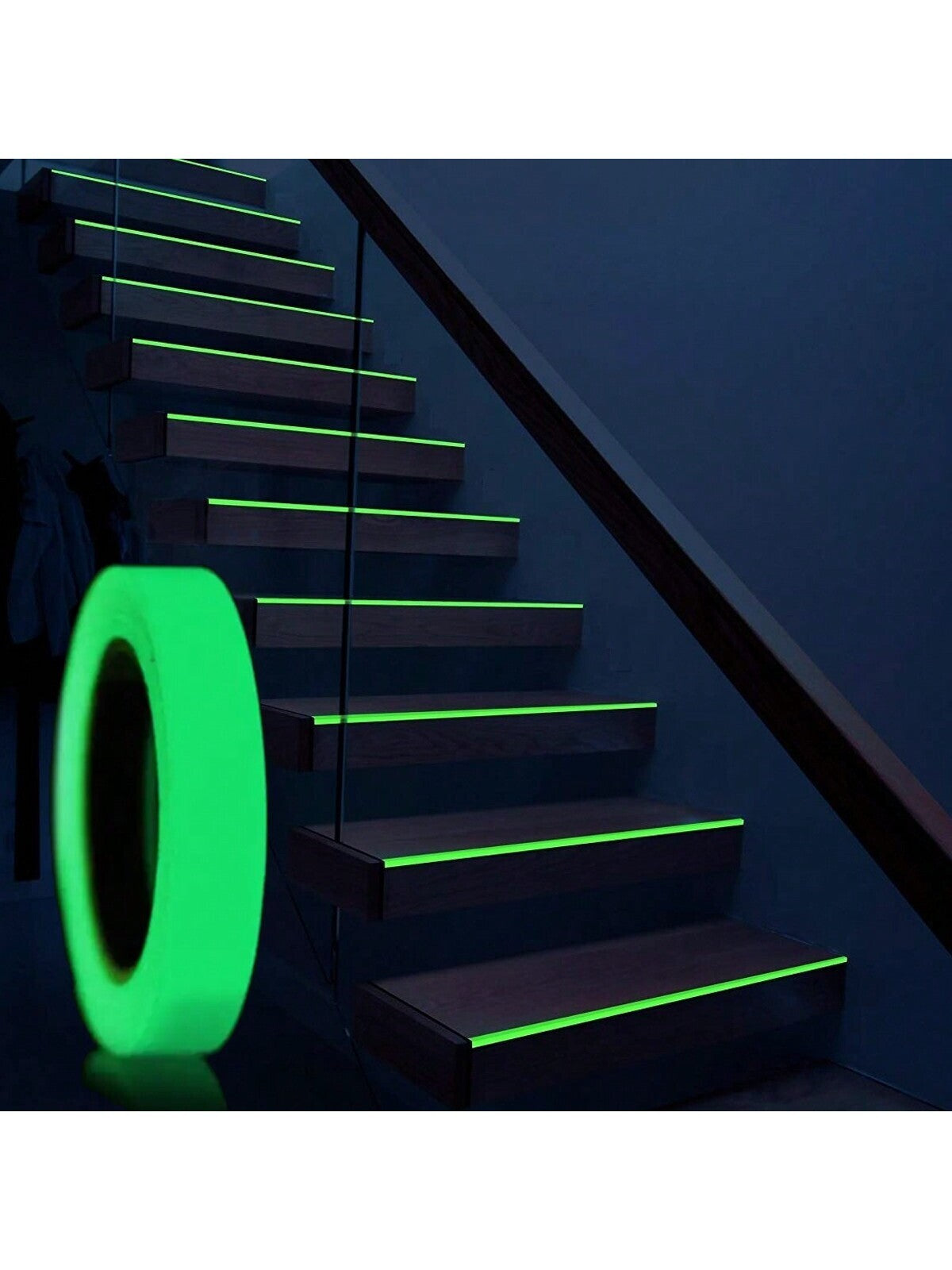 1cm*3m Waterproof Luminous Tape,Glow in the Dark Self-adhesive Tape Warning