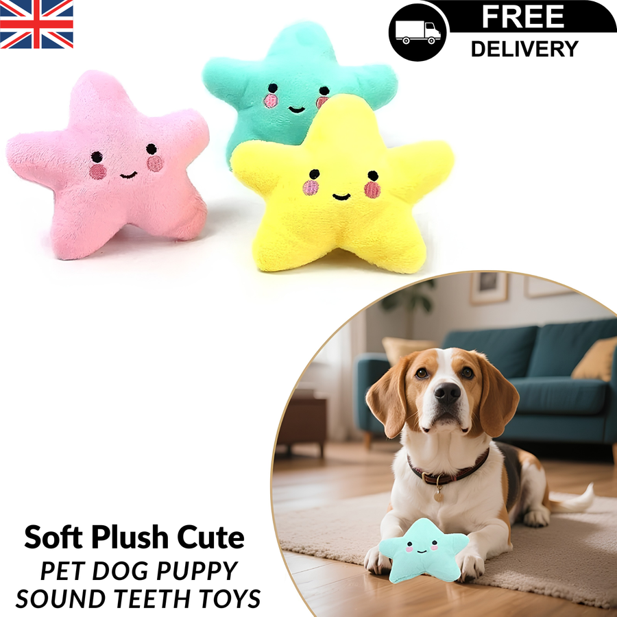 Soft Plush Cute Pet Dog Puppy Sound Teeth Toys Squeaker Squeaky Toys Chew Toy