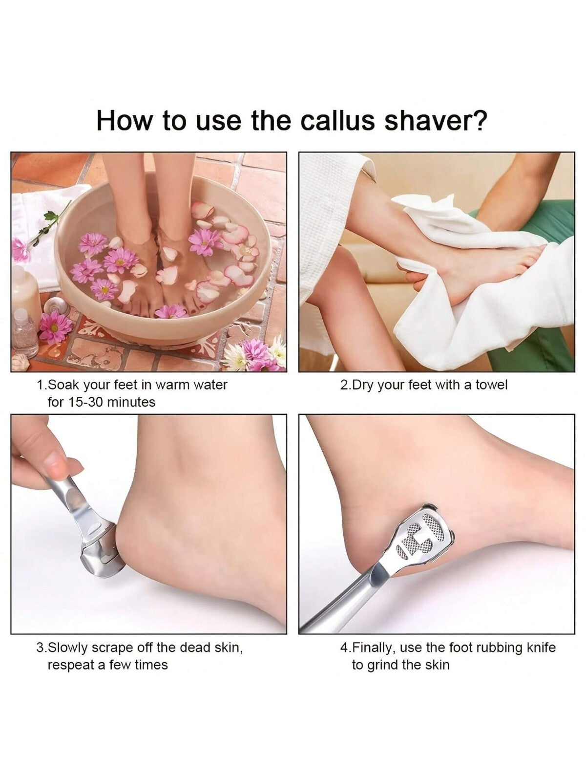 Foot File Rasp Callus Remover Foot File Scraper Hard Dead Skin Scrubber Pedicure