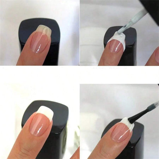 240pcs French Manicure Nail Guides 5 Sheets Stickers Stencil Tips Nail Tips