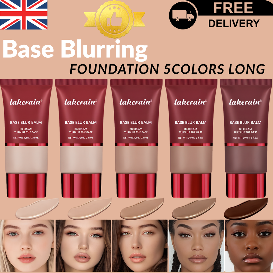 Base Blurring Foundation 5Colors Long Lasting 24H Control Oil Smooth Matte Balan